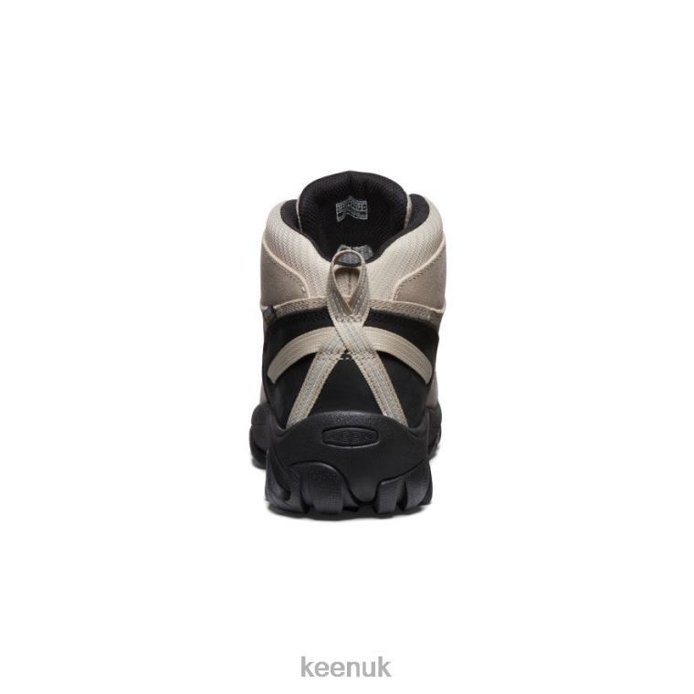 Footwear KEEN Targhee II Mid Waterproof Hiking Boots Safari/Red Carpet Men Z2D88153