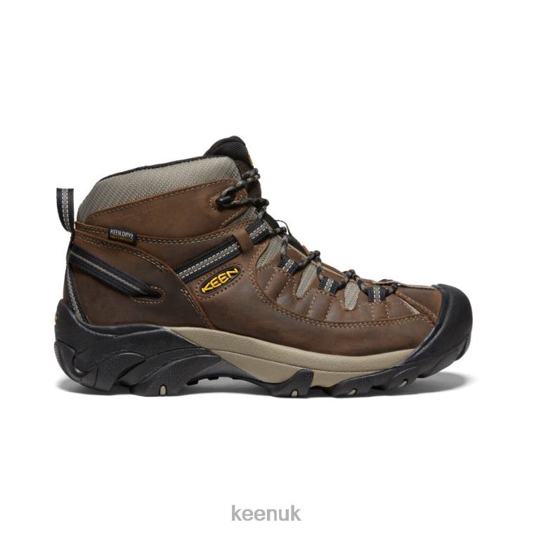 Footwear KEEN Targhee II Waterproof Mid Wide Shitake/Brindle Men Z2D88248