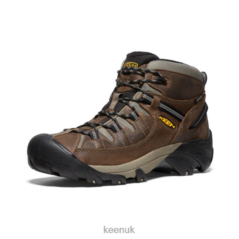 Footwear KEEN Targhee II Waterproof Mid Wide Shitake/Brindle Men Z2D88248