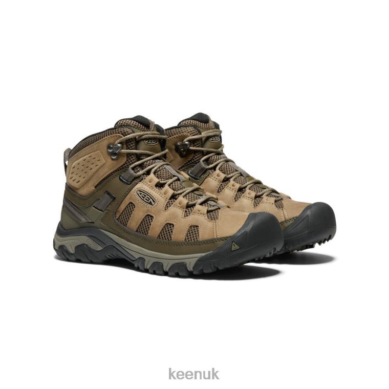 Footwear KEEN Targhee Vent Mid Olivia/Bungee Cord Men Z2D88310