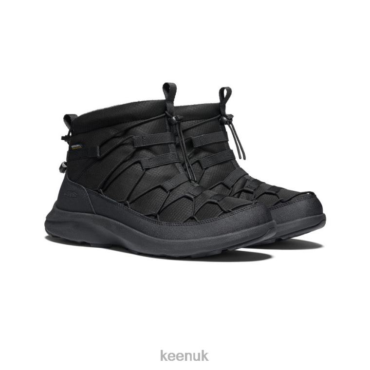 Footwear KEEN UNEEK SNK Waterproof Chukka Triple Black/Black Men Z2D88372