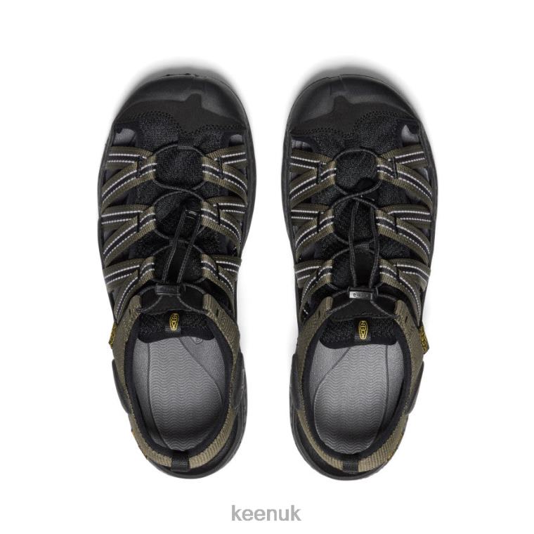 Footwear KEEN Drift Creek H2 Sandal Dark Olive/Black Men Z2D88109