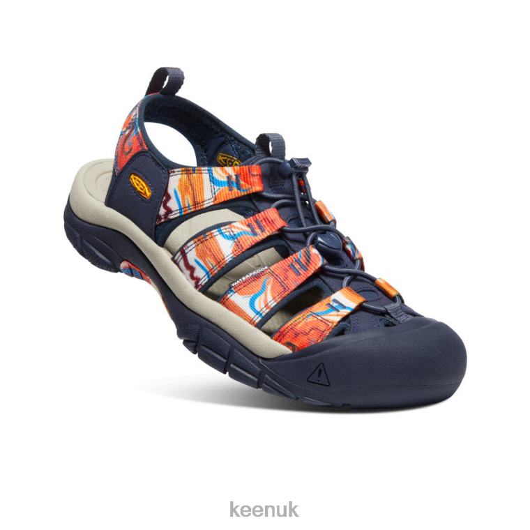 Footwear KEEN Newport x Outdoor Afro Groovy Orange/Navy Men Z2D8885