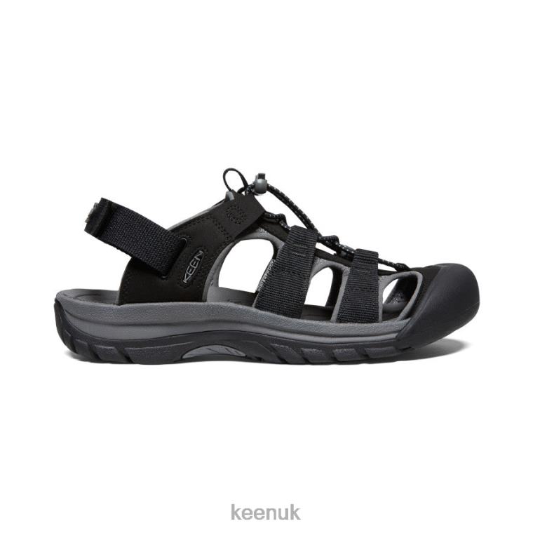 Footwear KEEN Rapids H2 Sandal Black/Steel Grey Men Z2D88219
