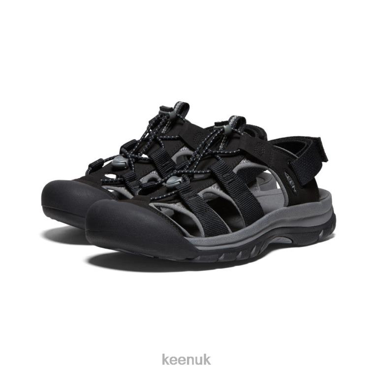 Footwear KEEN Rapids H2 Sandal Black/Steel Grey Men Z2D88219