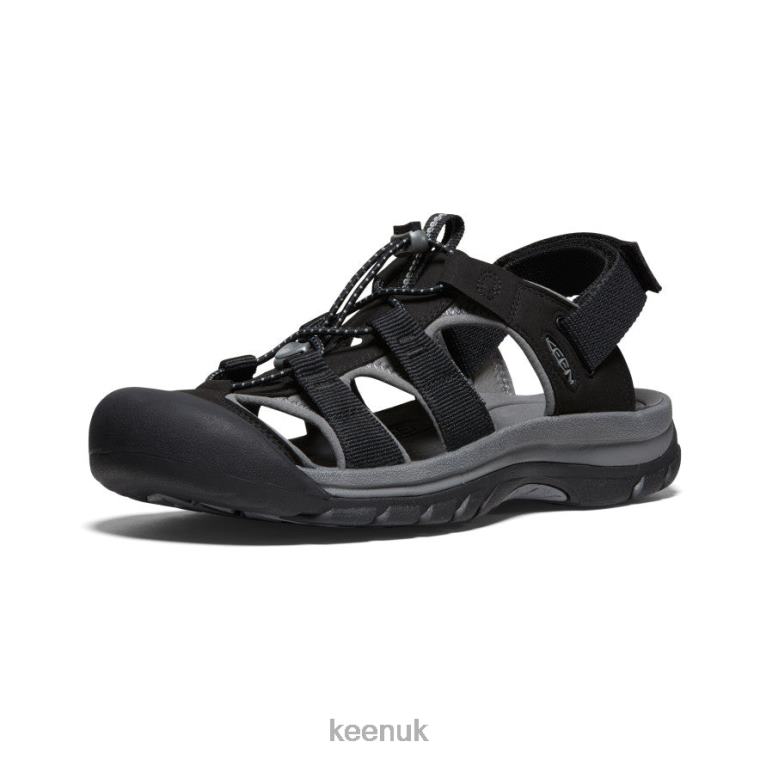 Footwear KEEN Rapids H2 Sandal Black/Steel Grey Men Z2D88219