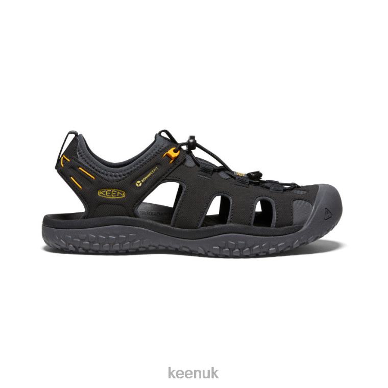 Footwear KEEN SOLR Sandal Black/Gold Men Z2D88342