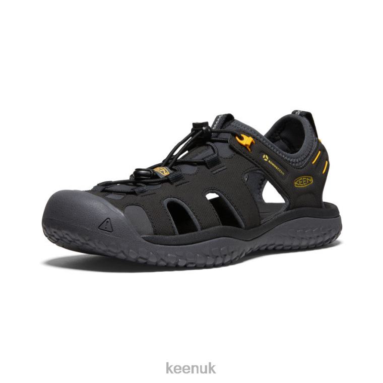 Footwear KEEN SOLR Sandal Black/Gold Men Z2D88342