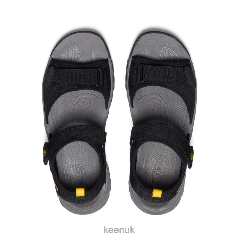 Footwear KEEN Targhee III Open-Toe H2 Black/Yellow Men Z2D88318