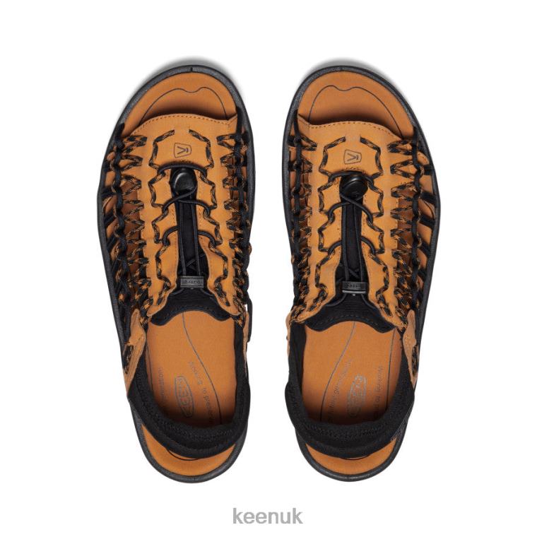 Footwear KEEN UNEEK II Open Toe Black/Curry Men Z2D8819