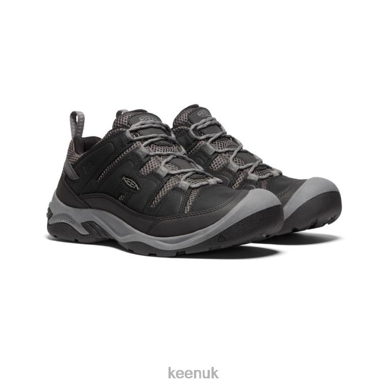 Footwear KEEN Circadia Vent Shoe Black/Steel Grey Men Z2D88171