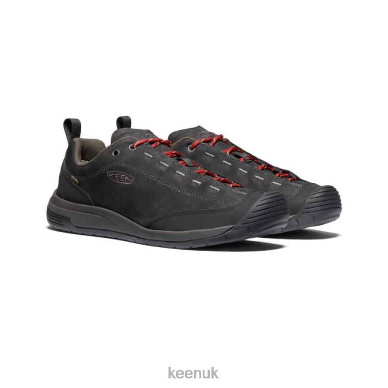 Footwear KEEN Jasper II Waterproof Shoe Black/Raven Men Z2D88347
