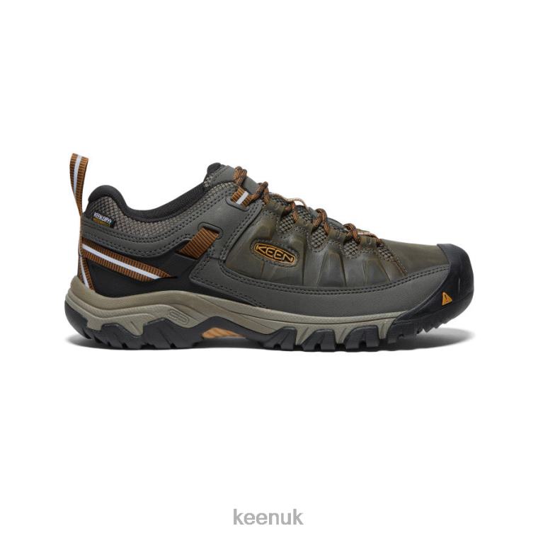Footwear KEEN Targhee III Waterproof Black Olive/Golden Brown Men Z2D88149