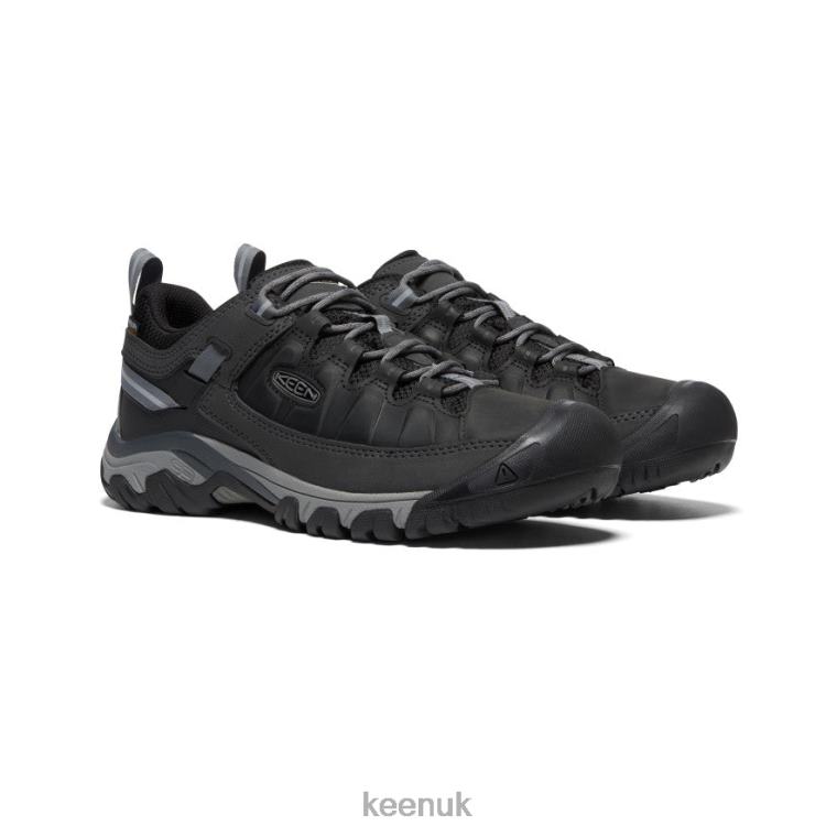Footwear KEEN Targhee III Waterproof Black/Steel Grey Men Z2D88147