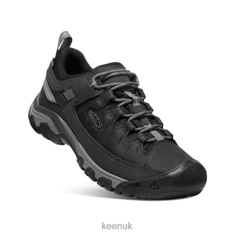 Footwear KEEN Targhee III Waterproof Black/Steel Grey Men Z2D88147