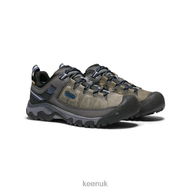 Footwear KEEN Targhee III Waterproof Steel Grey/Captain's Blue Men Z2D88150