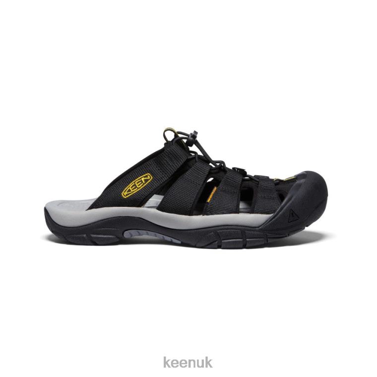Footwear KEEN Newport Slide Black/Yellow Men Z2D8831