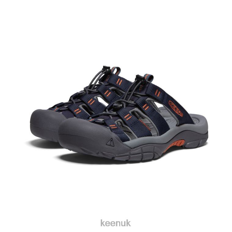 Footwear KEEN Newport Slide Sky Captain/Bombay Brown Men Z2D8830