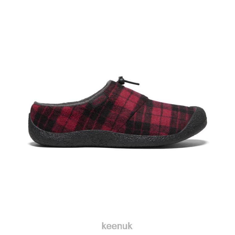 Footwear KEEN Howser III Slide Rhubarb Plaid/Black Men Z2D8899