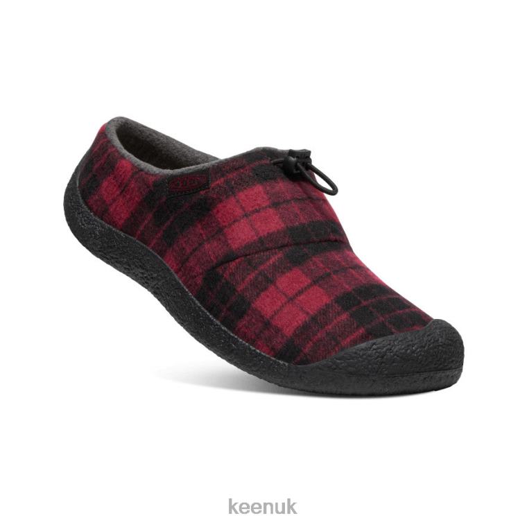 Footwear KEEN Howser III Slide Rhubarb Plaid/Black Men Z2D8899