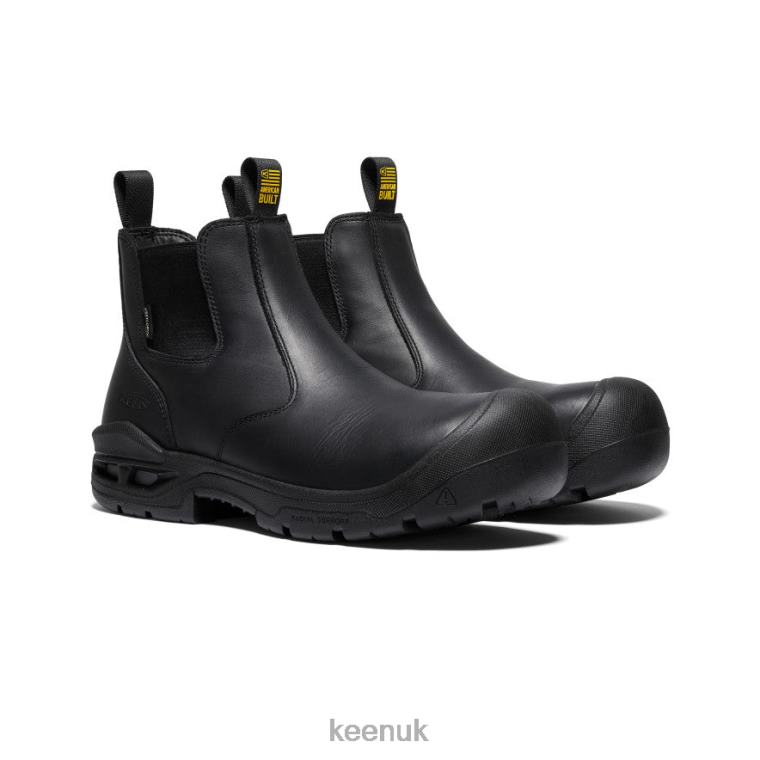 Footwear KEEN Juneau Romeo Waterproof Boot (Carbon-Fiber Toe) Black Men Z2D88242