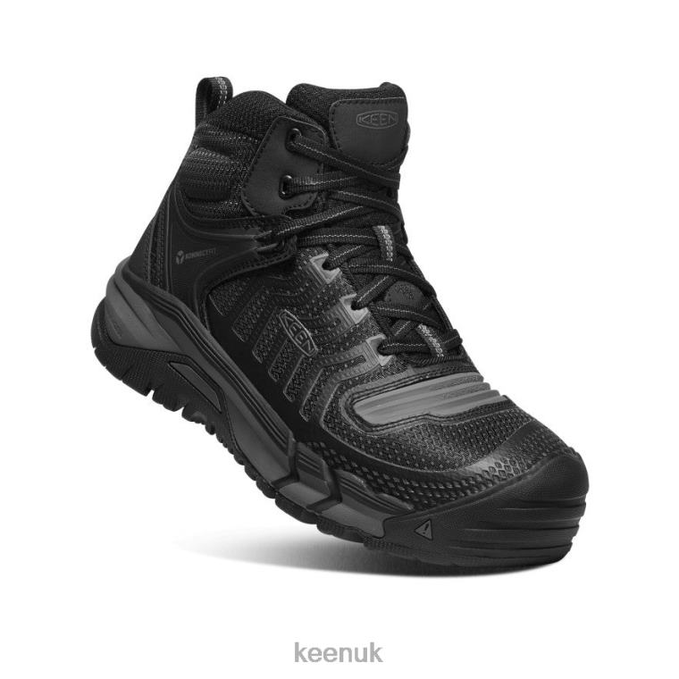 Footwear KEEN Kansas City Mid (Carbon-Fiber Toe) Black/Gun Metal Men Z2D88194