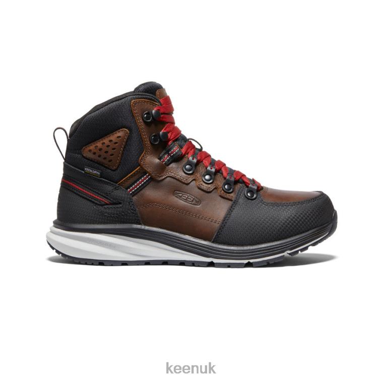 Footwear KEEN Red Hook Waterproof Boot (Soft Toe) Tobacco/Black Men Z2D88136