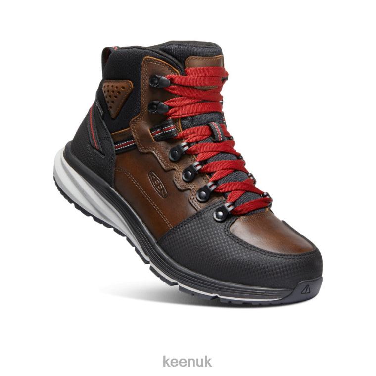 Footwear KEEN Red Hook Waterproof Boot (Soft Toe) Tobacco/Black Men Z2D88136