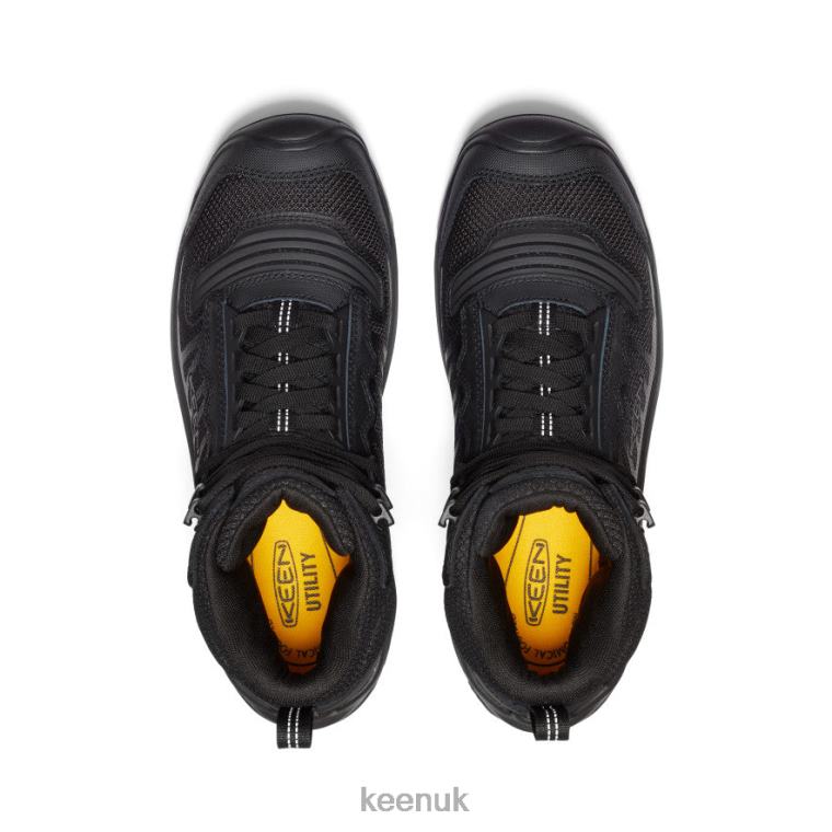 Footwear KEEN Reno KBF Waterproof Mid (Soft Toe) Black Men Z2D885