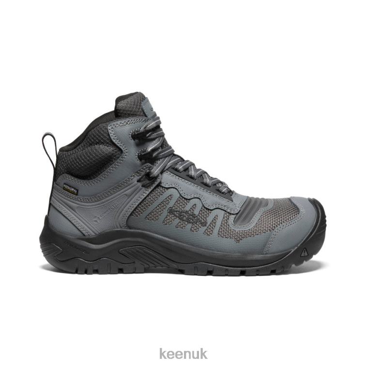 Footwear KEEN Reno Mid KBF Waterproof (Carbon-Fiber Toe) Magnet/Black Men Z2D8821