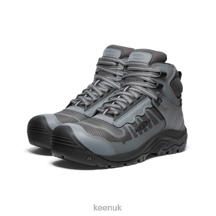 Footwear KEEN Reno Mid KBF Waterproof (Carbon-Fiber Toe) Magnet/Black Men Z2D8821