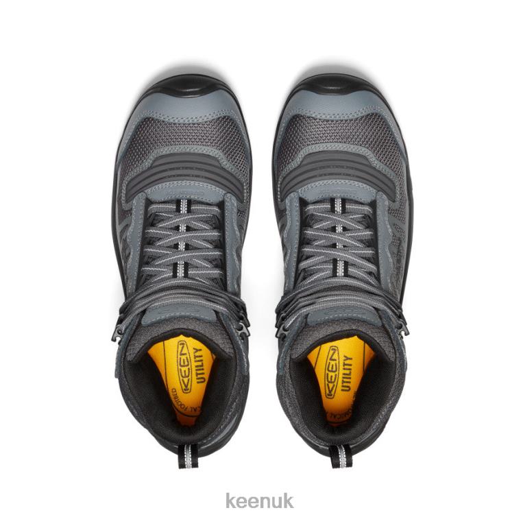 Footwear KEEN Reno Mid KBF Waterproof (Carbon-Fiber Toe) Magnet/Black Men Z2D8821