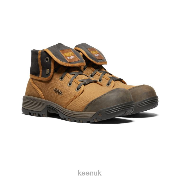 Footwear KEEN Roswell Mid (Carbon-Fiber Toe) Almond/Black Olive Men Z2D88281