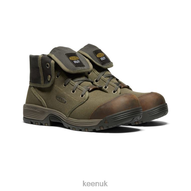 Footwear KEEN Roswell Mid (Carbon-Fiber Toe) Military Olive/Black Olive Men Z2D88282