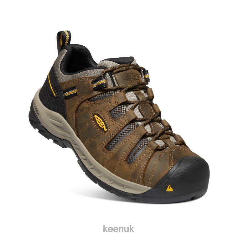 Footwear KEEN Flint II (Soft Toe) Cascade Brown/Golden Rod Men Z2D88180