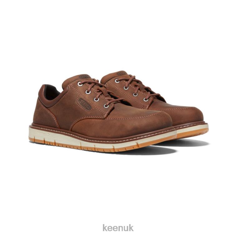 Footwear KEEN San Jose Oxford (Aluminum Toe) Gingerbread/Off White Men Z2D88298