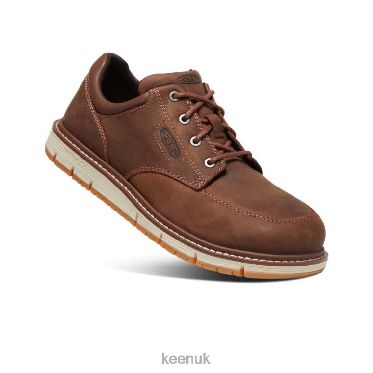 Footwear KEEN San Jose Oxford (Aluminum Toe) Gingerbread/Off White Men Z2D88298