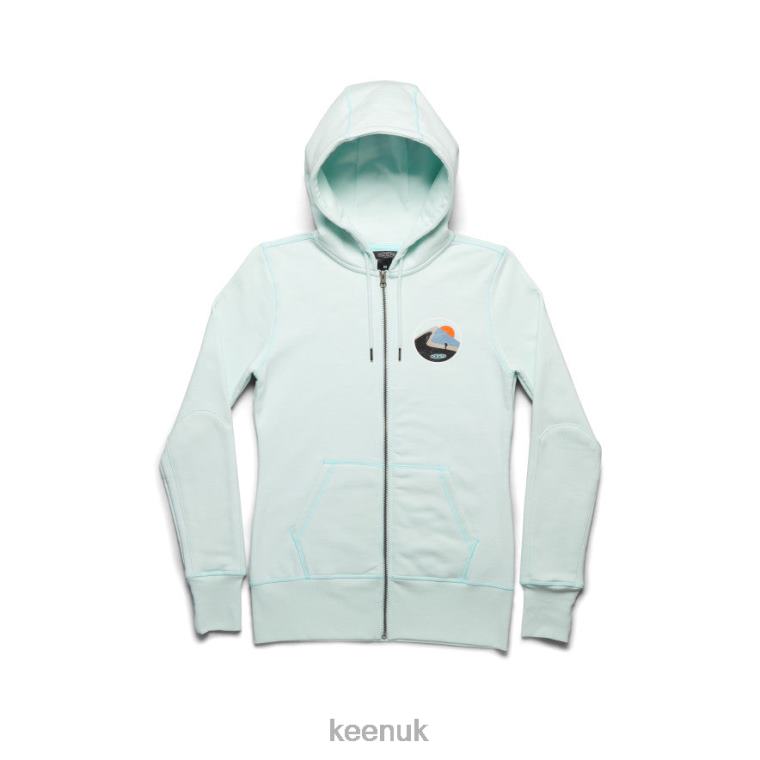 Clothing KEEN Hike More Hoodie Pastel Blue Women Z2D88660