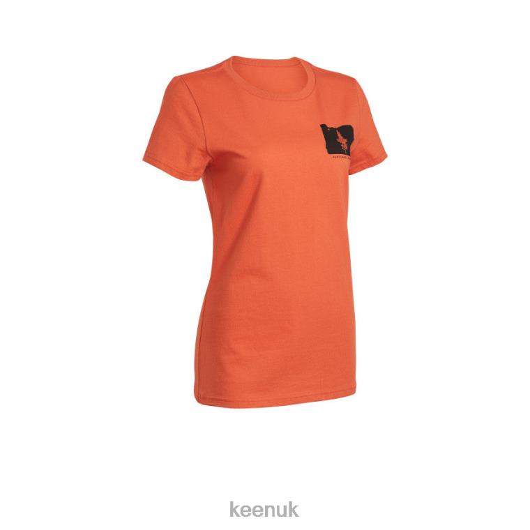 Clothing KEEN PNW Tee Burnt Ochre Women Z2D88629