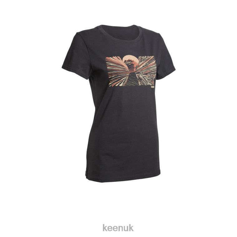 Clothing KEEN Slot Canyon Tee Black Women Z2D88664