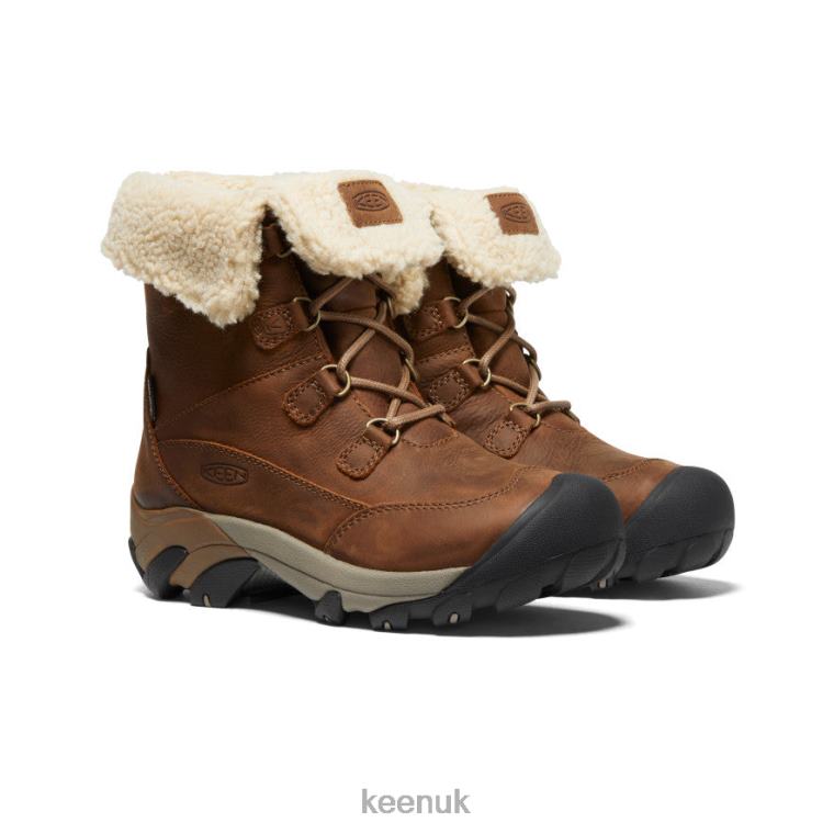 Footwear KEEN Betty Waterproof Short Boot Brown/Shitake Women Z2D88679