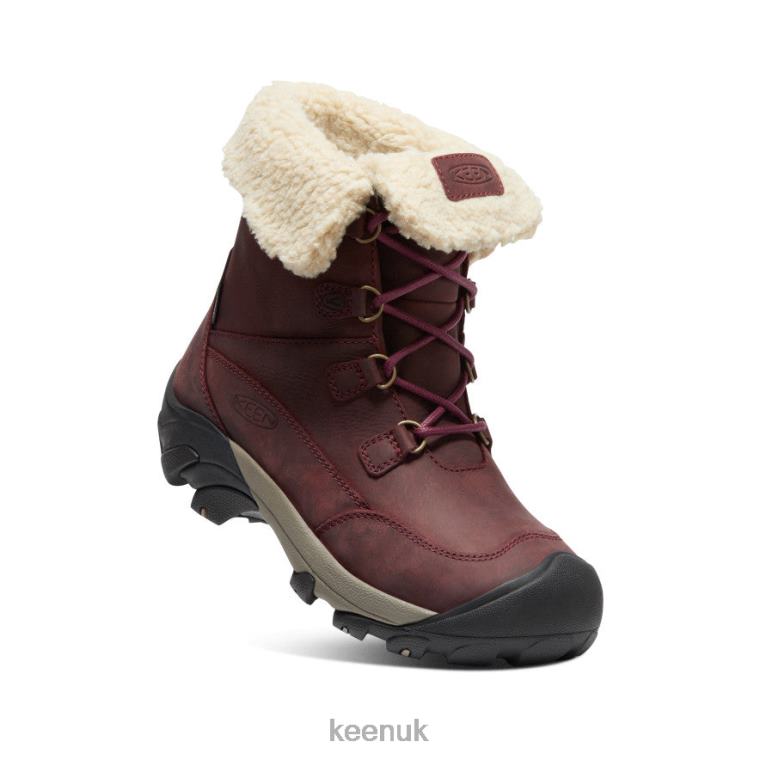 Footwear KEEN Betty Waterproof Short Boot Burgundy/Brindle Women Z2D88680