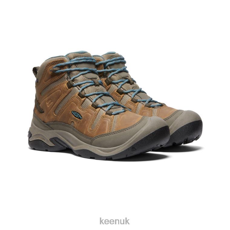 Footwear KEEN Circadia Waterproof Boot Toasted Coconut/North Atlantic Women Z2D88637