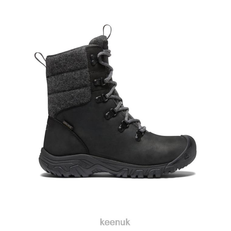 Footwear KEEN Greta Waterproof Boot Black/Black Wool Women Z2D88691
