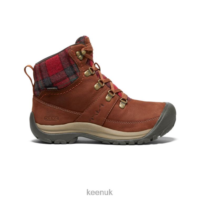 Footwear KEEN Kaci III Winter Waterproof Boot Tortoise Shell/Red Plaid Women Z2D88677