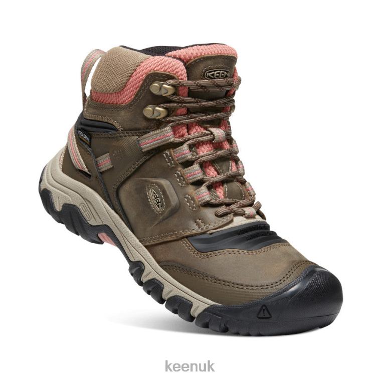 Footwear KEEN Ridge Flex Waterproof Boot Timberwolf/Brick Dust Women Z2D88573