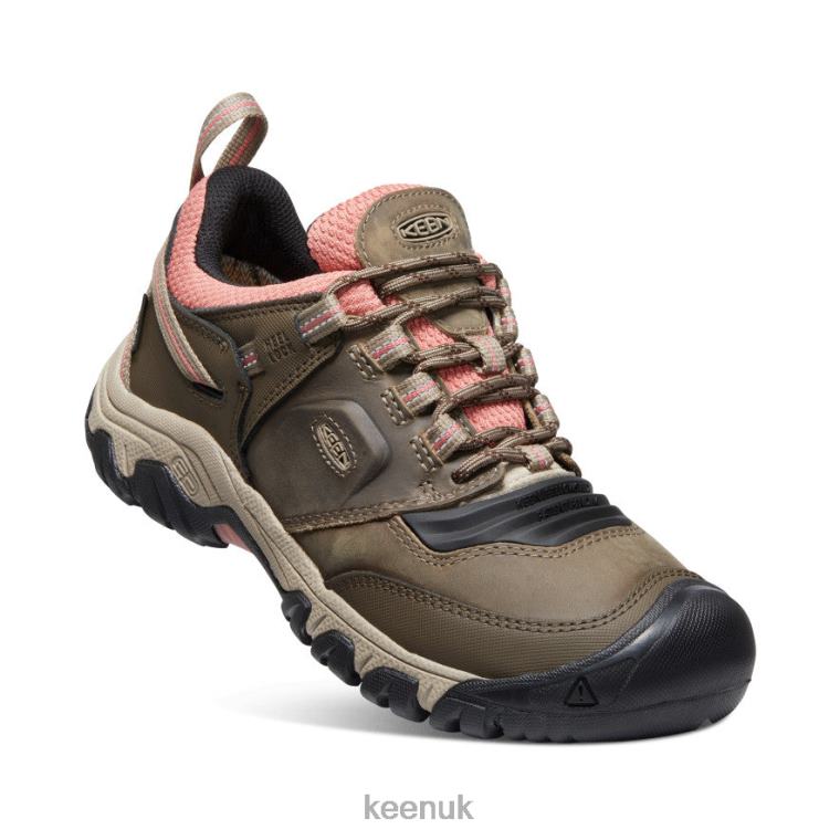 Footwear KEEN Ridge Flex Waterproof Timberwolf/Brick Dust Women Z2D88649