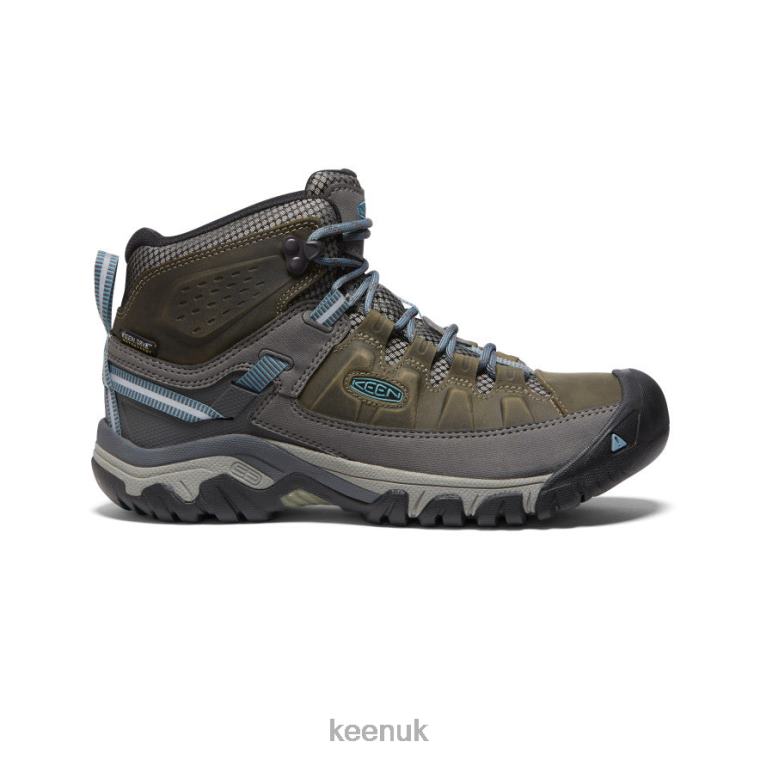 Footwear KEEN Targhee III Waterproof Mid Magnet/Atlantic Blue Women Z2D88570