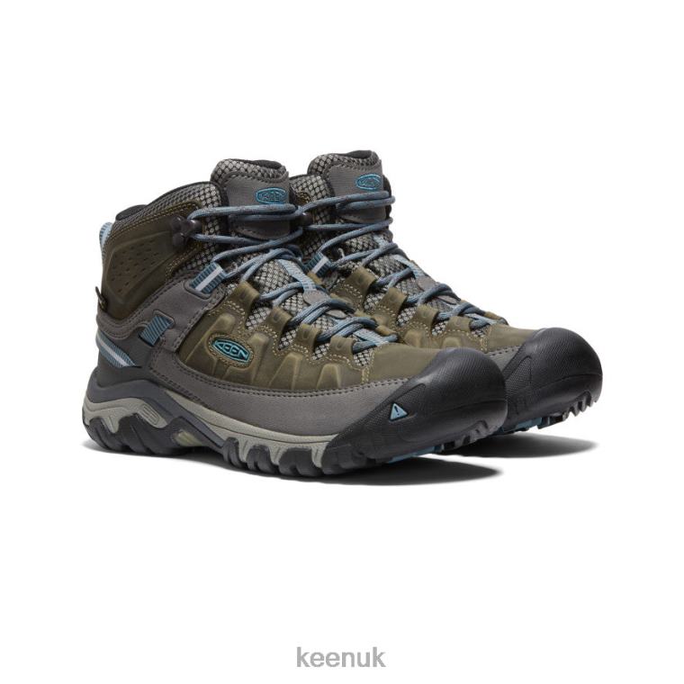 Footwear KEEN Targhee III Waterproof Mid Magnet/Atlantic Blue Women Z2D88570