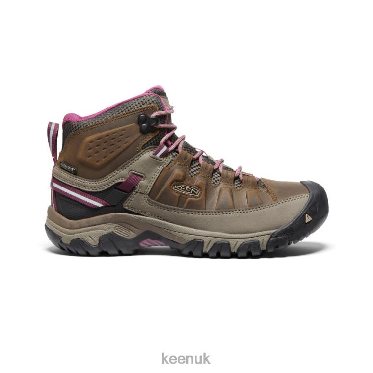 Footwear KEEN Targhee III Waterproof Mid Weiss/Boysenberry Women Z2D88569